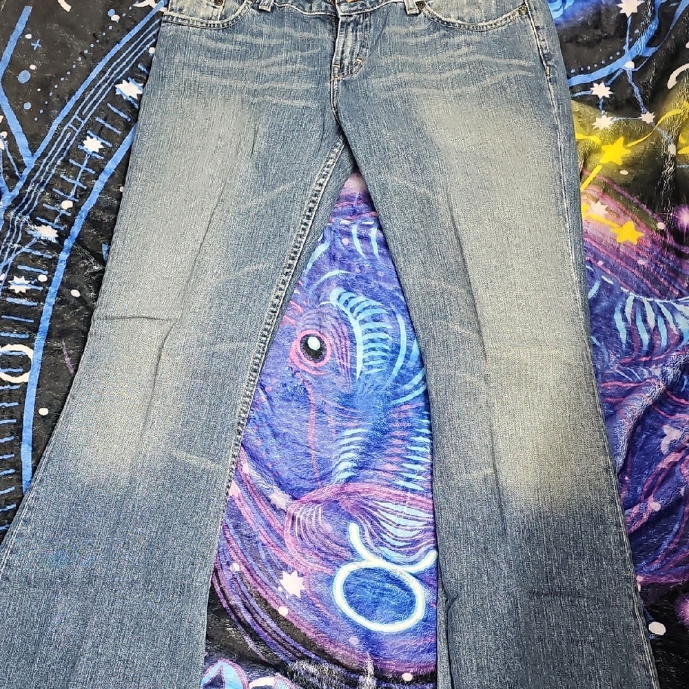 BKE Women's Flare Jeans in Blue